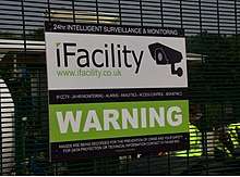 iFacility Warning Sign