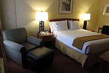 Guest room at IHG Army Hotel on Fort Gordon