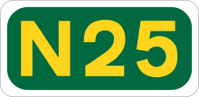 N25 road shield}}