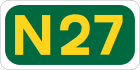 N27 road shield}}