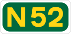 N52 road shield}}