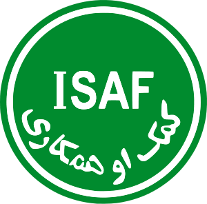 Official logo of ISAF