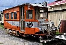 Silver Streak, railcar No 8 of the Ida Bay Railway