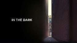 Series title on a background of a dark alley