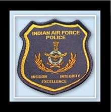 The badge is worn by all Provost Officers and IAF(P) tradesmen on the right-hand sleeve of their uniforms