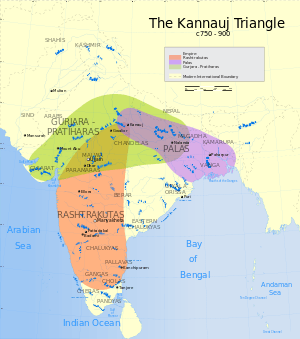 Extent of the Pratihara Empire