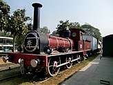 Large steam locomotive
