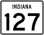 State Road 127 marker