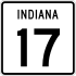 State Road 17 marker