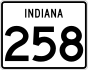 State Road 258 marker