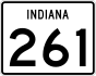 State Road 261 marker