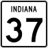 State Road 37 marker