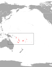 South Pacific Islands near Australia