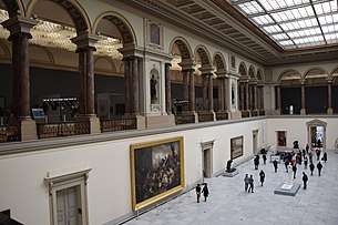 The main hall of the Royal Museums of Fine Arts of Belgium