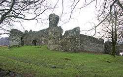 Photo of a ruined castle