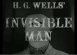 series titles superimposed over a picture of the bandaged head of the invisible man