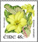 Éire as seen on the country name on current Irish postage stamps.