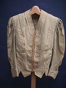 Unbleached silk jacket