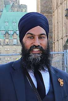Jagmeet Singh at the 2nd National Bike Summit in Ottawa in 2018