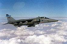 A No. 6 Squadron SEPECAT Jaguar GR.3 over northern Iraq during 2000.