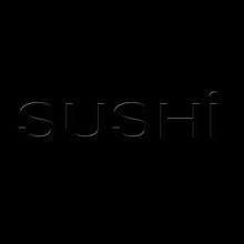 Text displaying "Sushi" blends into a black background and therefore is barely seen.