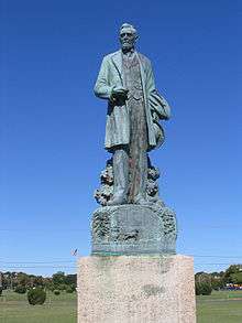 A statue of James Bradley.