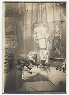 Jan Matulka in his studio c. 1920