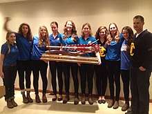UBC W8+ winners of the Jane Thornton Trophy 2014