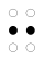 ⠒ (braille pattern dots-25)&#x20;