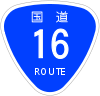 National Route 16 shield