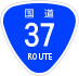 National Route 37 shield