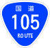 National Route 105 shield