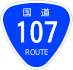 National Route 107 shield
