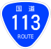 National Route 113 shield