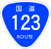 National Route 123 shield