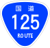 National Route 125 shield