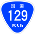 National Route 129 shield
