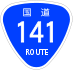 National Route 141 shield