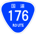 National Route 176 shield