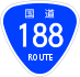 National Route 188 shield