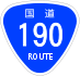 National Route 190 shield