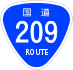 National Route 209 shield