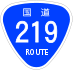 National Route 219 shield