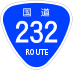 National Route 232 shield