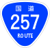National Route 257 shield