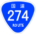 National Route 274 shield