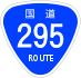 National Route 295 shield