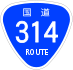 National Route 314 shield