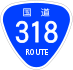 National Route 318 shield