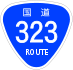 National Route 323 shield